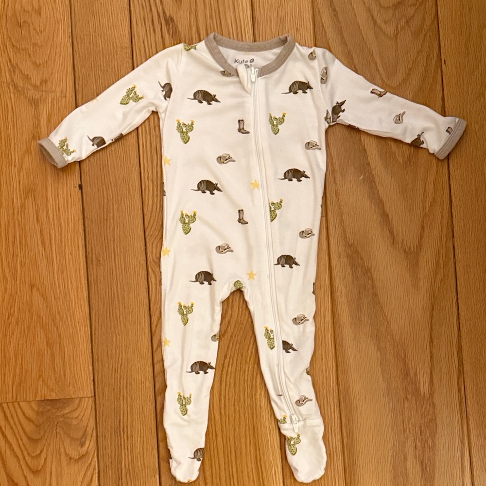 KYTE Baby Western Footie - 3-6 in perf condition